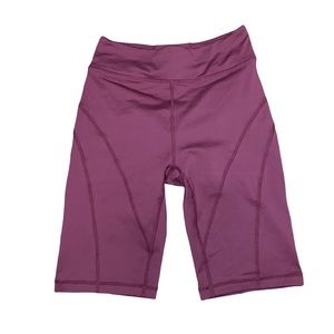 Free People Movement Maroon Plum Biker Shorts Small